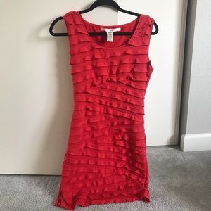 Max Studio Red Cocktail Dress Size Small